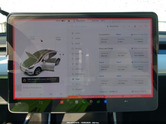 2021 TESLA MODEL Y 5YJYGDEE0MF076108 Photo 6