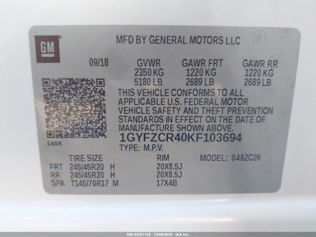 2019 CADILLAC XT4 1GYFZCR40KF103694 Photo 8