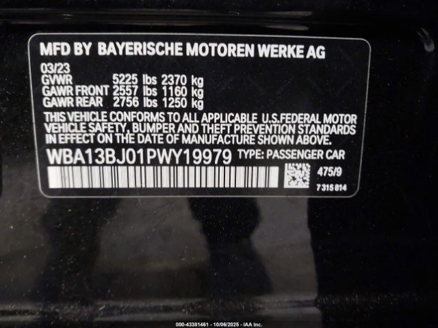 2023 BMW 530 WBA13BJ01PWY19979 Photo 8