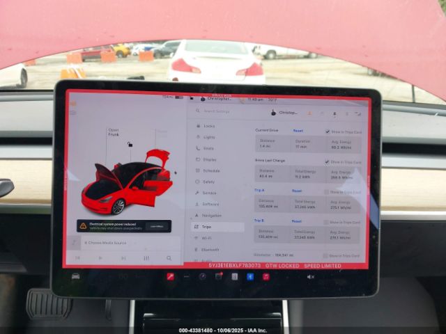 2020 TESLA MODEL 3 5YJ3E1EBXLF783073 Photo 6