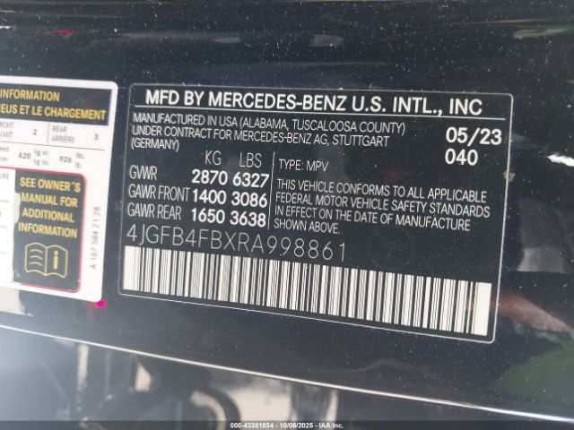 2024 MERCEDES-BENZ GLE 350 4JGFB4FBXRA998861 Photo 8