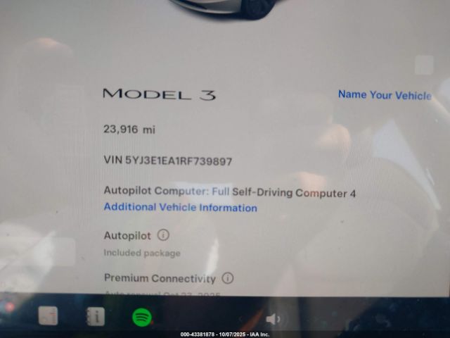 2024 TESLA MODEL 3 5YJ3E1EA1RF739897 Photo 6