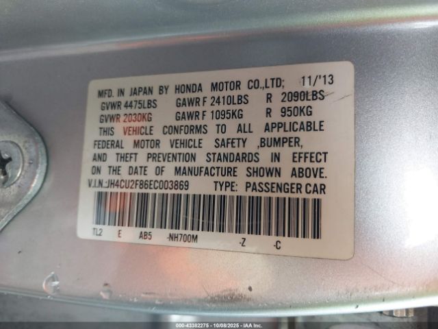2014 ACURA TSX JH4CU2F86EC003869 Photo 8