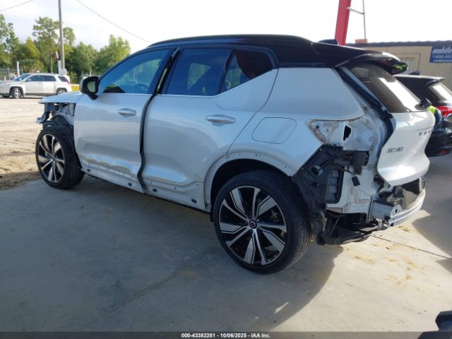 2021 VOLVO XC40 RECHARGE PURE ELECTRIC YV4ED3UR4M2568487 Photo 2