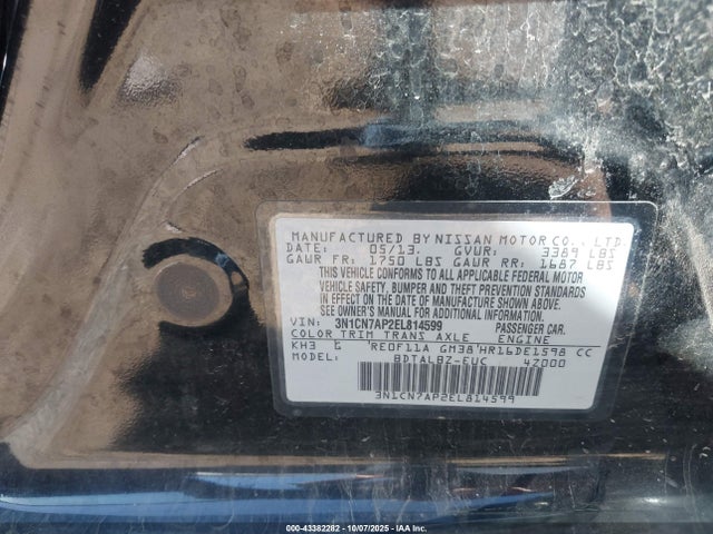 Nissan 2014 2014 3N1CN7AP2EL814599 Image 14