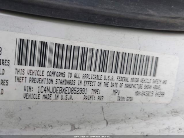 2014 JEEP COMPASS 1C4NJDEBXED852991 Photo 8