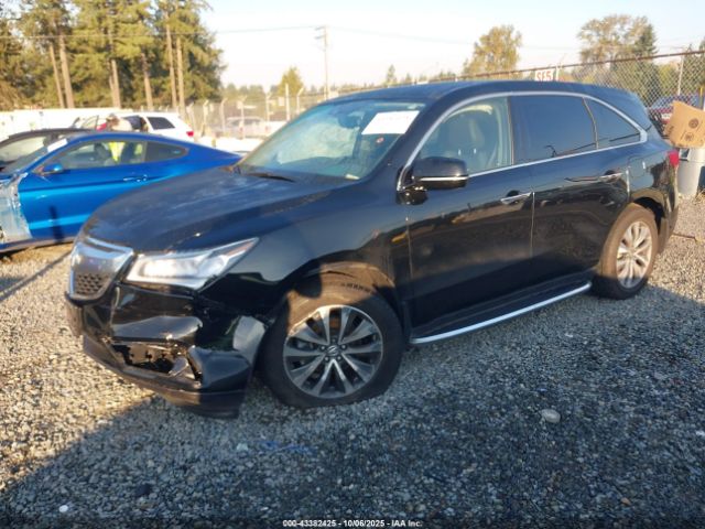 2014 ACURA MDX 5FRYD4H43EB033393 Photo 1