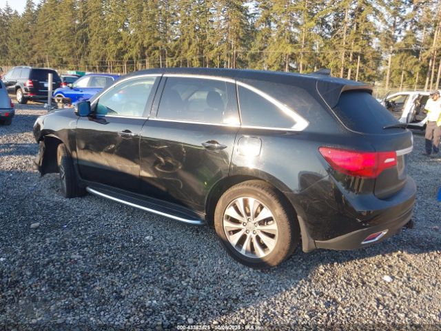 2014 ACURA MDX 5FRYD4H43EB033393 Photo 2