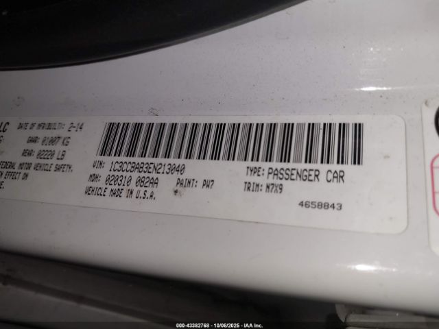 2014 CHRYSLER 200 1C3CCBAB3EN213040 Photo 8