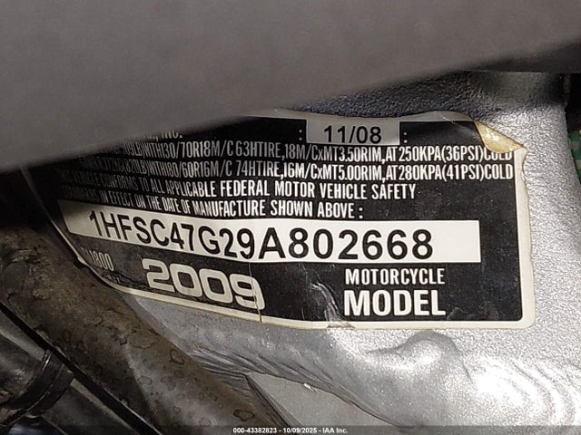 2009 HONDA GL1800 1HFSC47G29A802668 Photo 9