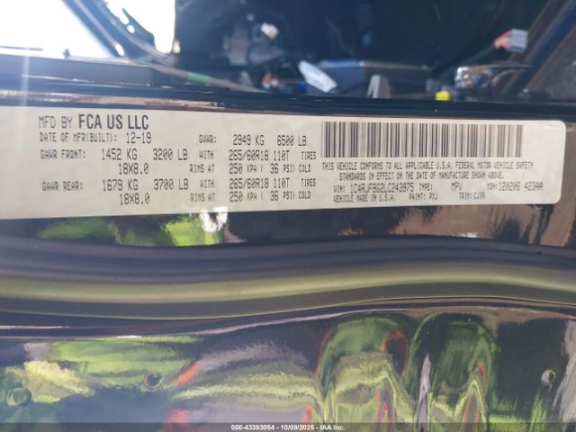 2020 JEEP GRAND CHEROKEE 1C4RJFBG2LC243975 Photo 8