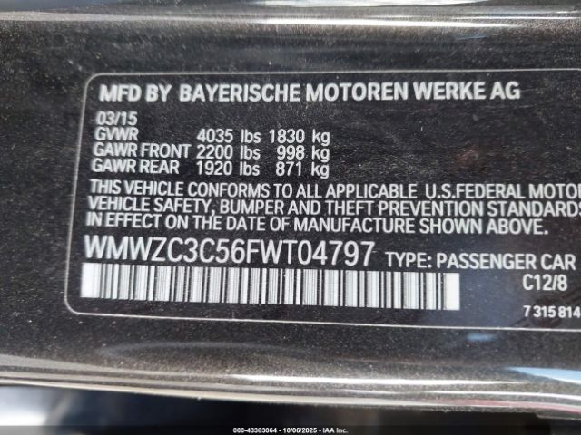 2015 MINI COUNTRYMAN WMWZC3C56FWT04797 Photo 8