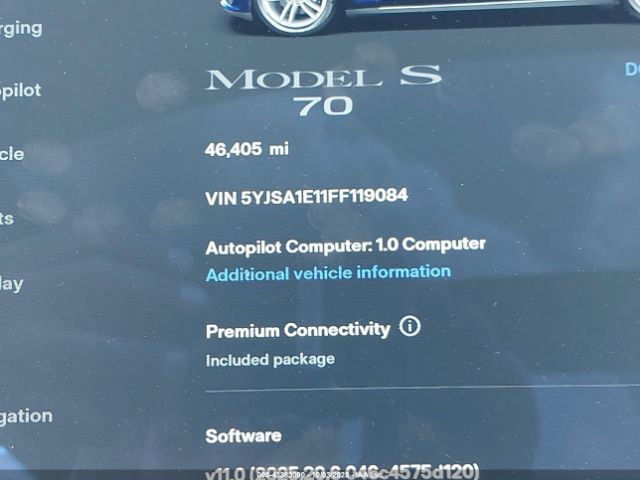 2015 TESLA MODEL S 5YJSA1E11FF119084 Photo 6