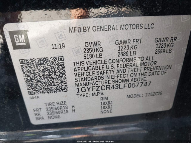 2020 CADILLAC XT4 1GYFZCR43LF057747 Photo 8