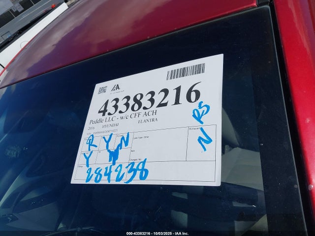 Hyundai dohc mpi nu 2016 5NPDH4AE2GH710221 Image 17