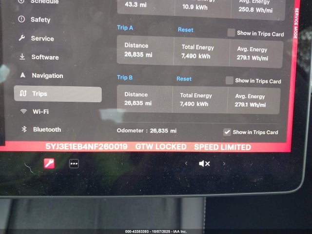 Tesla Model 3 Long Range Dual Motor All-wheel Drive 2022 5YJ3E1EB4NF260019 Image 15