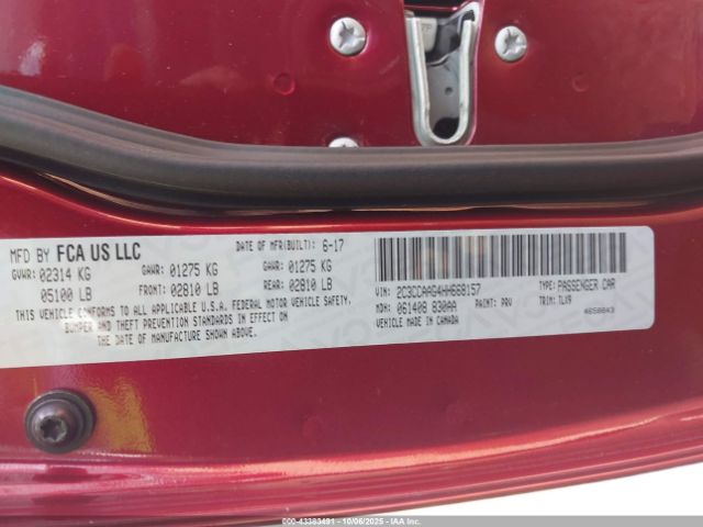 2017 CHRYSLER 300 2C3CCAAG4HH668157 Photo 8