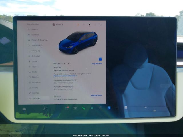 2023 TESLA MODEL X 7SAXCDE55PF386298 Photo 6