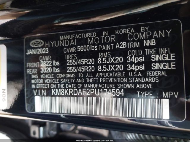 2023 HYUNDAI IONIQ 5 KM8KRDAF2PU174594 Photo 8