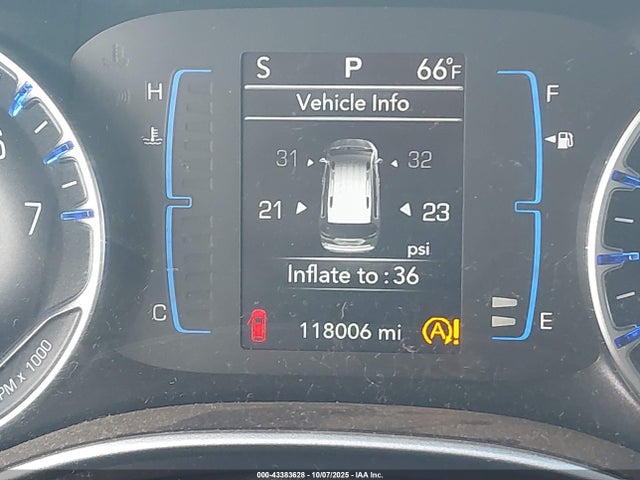2017 Chrysler Pacifica Touring-l მანქანა იყიდება აუქციონზე, vin: 2C4RC1BG3HR739136, აუქციონის ნომერი: 43383628