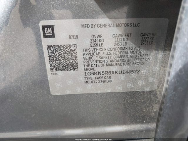 2019 CADILLAC CT6 1G6KN5R6XKU144572 Photo 8