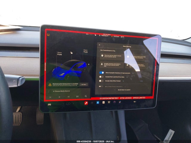2021 TESLA MODEL 3 5YJ3E1EA3MF867857 Photo 6