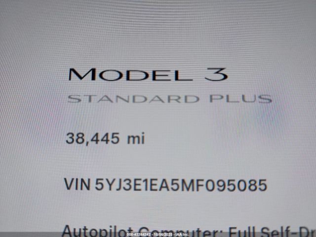 2021 TESLA MODEL 3 5YJ3E1EA5MF095085 Photo 6