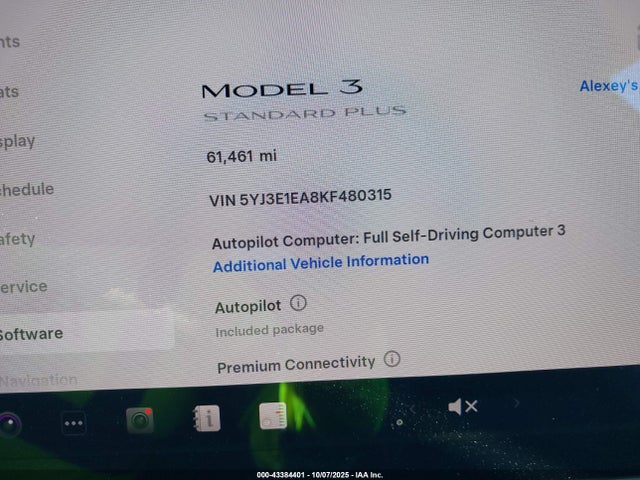 2019 TESLA MODEL 3 5YJ3E1EA8KF480315 Photo 6