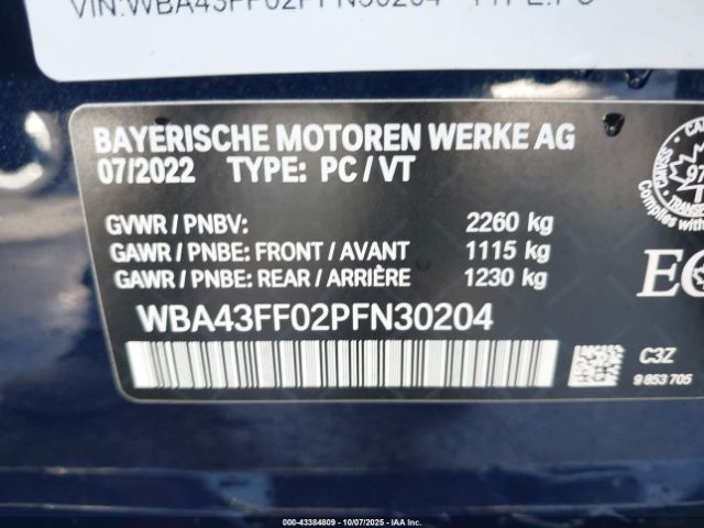 2023 BMW 3 SERIES WBA43FF02PFN30204 Photo 8