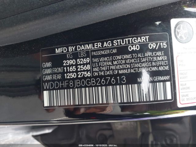 2016 MERCEDES-BENZ E 350 WDDHF8JB0GB267613 Photo 8