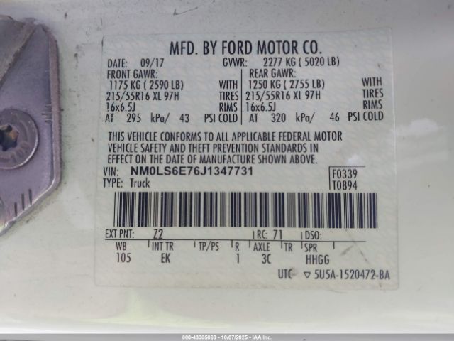 2018 FORD TRANSIT CONNECT NM0LS6E76J1347731 Photo 8