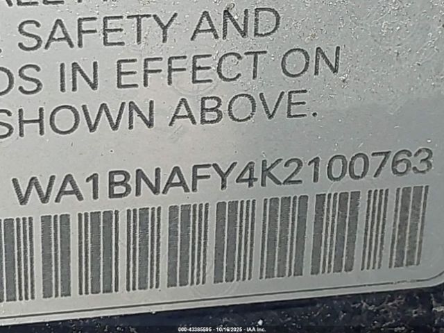 2019 AUDI Q5 WA1BNAFY4K2100763 Photo 8