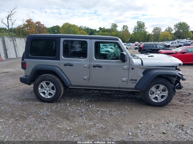 2021 Jeep Wrangler Unlimited Sport S 4x4 მანქანა იყიდება აუქციონზე, vin: 1C4HJXDG6MW743538, აუქციონის ნომერი: 43385635