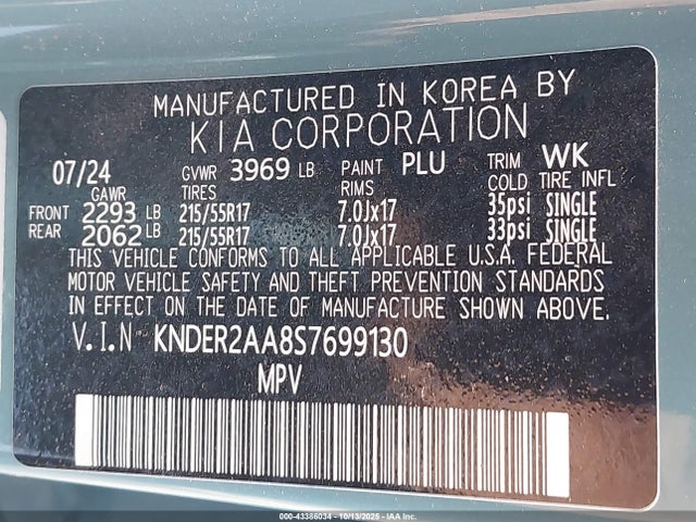 KIA SELTOS EX 2025 KNDER2AA8S7699130 Image 9