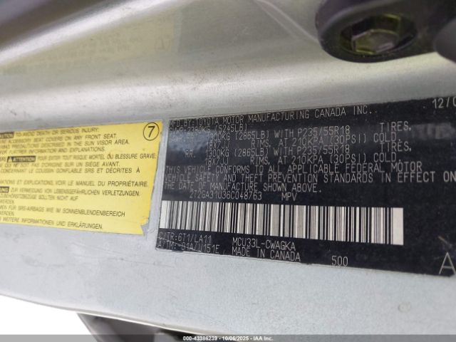 2006 LEXUS RX 330 2T2GA31U36C048763 Photo 8