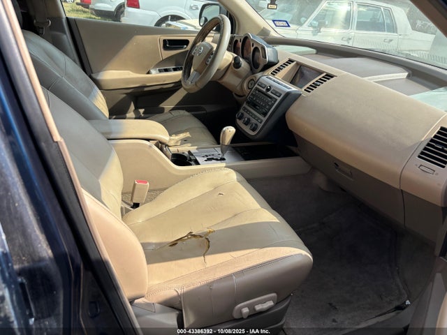 2004 Nissan Murano Sl მანქანა იყიდება აუქციონზე, vin: JN8AZ08W54W318626, აუქციონის ნომერი: 43386392