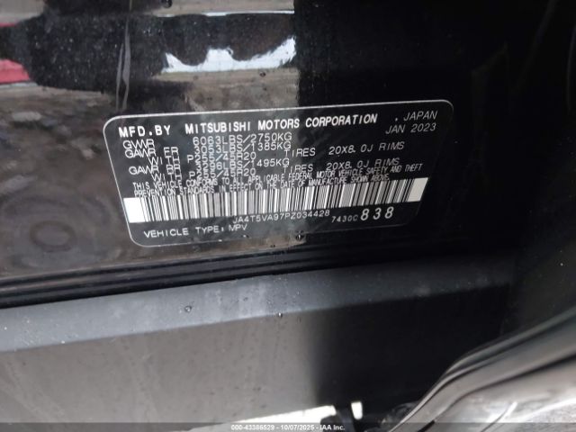 2023 MITSUBISHI OUTLANDER PHEV JA4T5VA97PZ034428 Photo 8