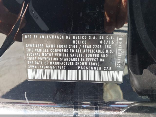 2015 VOLKSWAGEN GOLF SPORTWAGEN 3VWC17AU0FM517547 Photo 8