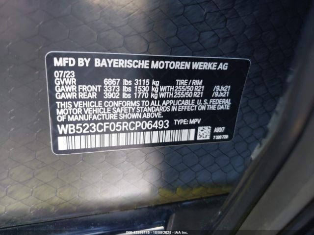 2024 BMW IX WB523CF05RCP06493 Photo 8