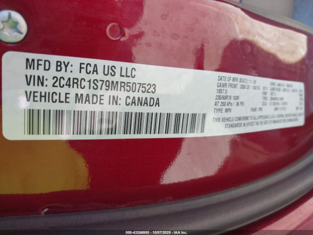 2021 CHRYSLER PACIFICA HYBRID 2C4RC1S79MR507523 Photo 8