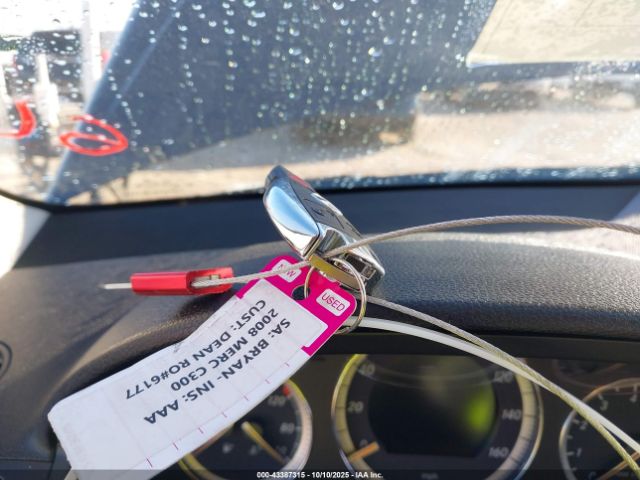 2008 MERCEDES-BENZ C 300 WDDGF54XX8F073294 Photo 10