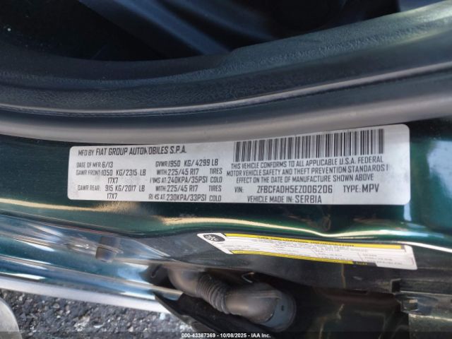 2014 FIAT 500L ZFBCFADH5EZ006206 Photo 8