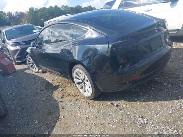 2022 TESLA MODEL 3 5YJ3E1EAXNF186628 Photo 2