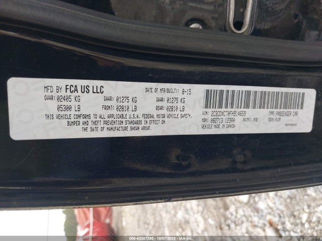 2C3CDXCT0FH914659 Dodge Charger Road/track