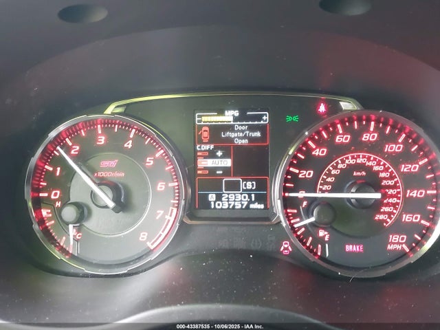 Aukcja sprzedaży 2016 Subaru Wrx Sti, vin: JF1VA2M68G9811439, numer aukcji: 43387535