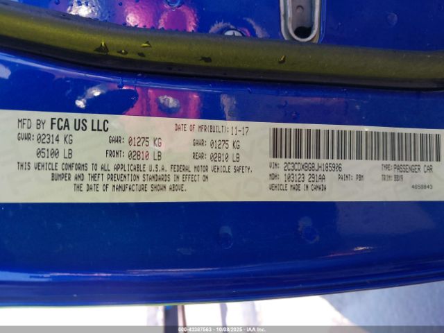 2018 DODGE CHARGER 2C3CDXBG8JH185906 Photo 8