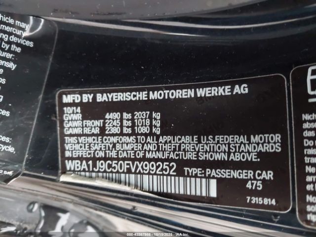 2015 BMW M235 WBA1J9C50FVX99252 Photo 8