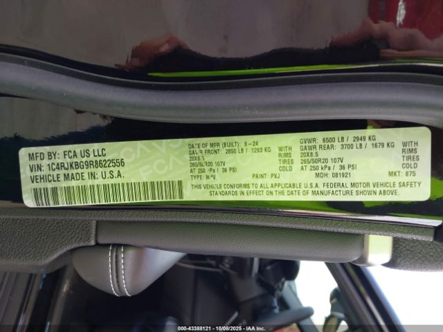 2024 JEEP GRAND CHEROKEE L 1C4RJKBG9R8622556 Photo 8