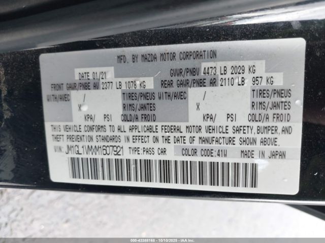 2021 MAZDA MAZDA6 JM1GL1VMXM1607921 Photo 8