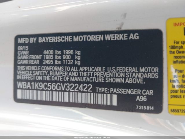 2016 BMW 228I WBA1K9C56GV322422 Photo 8